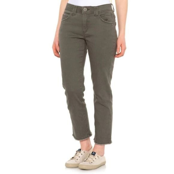 Democracy “ab” technology green high rise straight fit jeans 6 - Picture 1 of 11